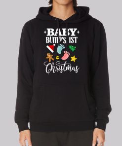 Baby Bumps First Christmas Hoodie