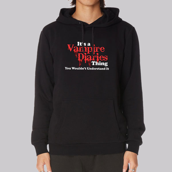 The vampire best sale diaries merch hoodie