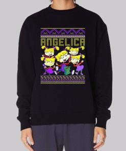 Angelica Rugrats Ugly Christmas Sweatshirt