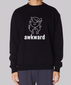 Jaiden Animations Merch Awkward Cartoon Sweatshirt