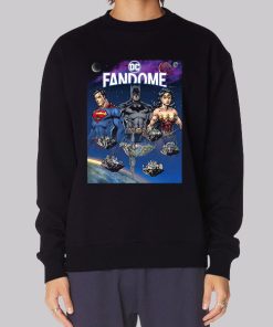 DC Fandome Superman Batman Wonder Woman Sweatshirt