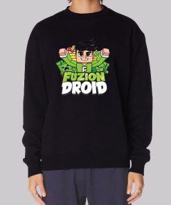 Fuziondroid Merch Graphic Minecraft Sweatshirt