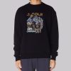 J Cole Crooked Rapper Vintage Bootleg Raptees 90s Sweatshirt