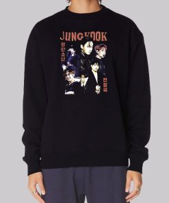Jeon Jungkook Retro Bootleg Vintage Style Bts Sweatshirt