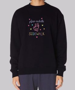 Piperrockellebby Merch Sidewalk Cat Sweatshirt