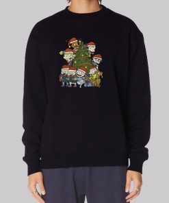 Rugrats Christmas Tree Movie Characters Sweatshirt