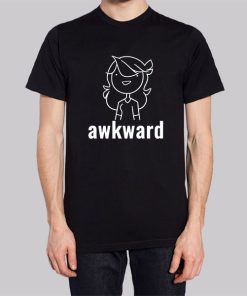 Jaiden Animations Merch Awkward Cartoon Shirt