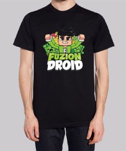 Fuziondroid Merch Graphic Minecraft Shirt