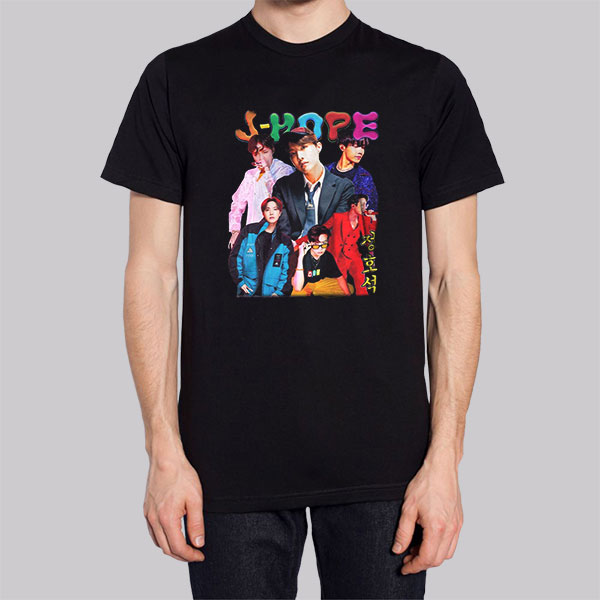 J-Hope Bts Images Sweatshirt Vintage Retro Kpop Cheap | Made Printed