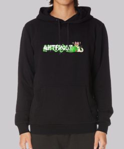 Cartoon Antfrost Merch Yarn Hoodie