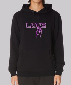 Riley Hubatka Merch Love Peace Hoodie