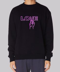 Riley Hubatka Merch Love Peace Sweatshirt