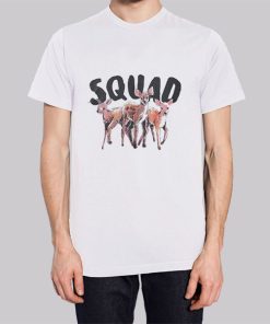 Deer Squad Merchandise Cartoon T-shirt