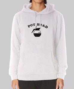 Vintage Pot Head Pothead Coffee Hoodie