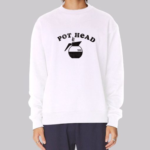 Vintage Pot Head Pothead Coffee Sweatshirt