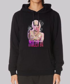 Midnight Sky Disco Miley Cyrus Hoodie