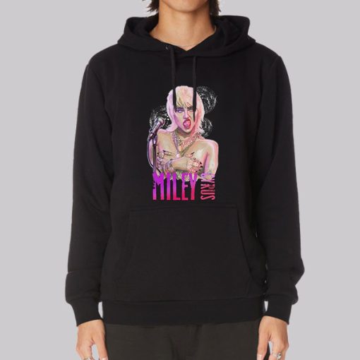 Midnight Sky Disco Miley Cyrus Hoodie