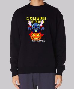 Halloween Moon Shirt Waffle House Sweatshirt