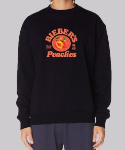 Justin Bieber's Purpose Tour Peaches Sweatshirt