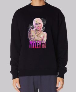 Midnight Sky Disco Miley Cyrus Sweatshirt