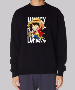 One Piece Anime Luffy Dressrosa Sweatshirt