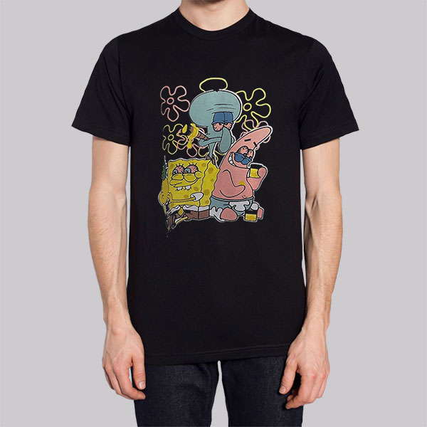 SpongeBob Squidward Patrick Star Hoodie Cheap | Made Printed