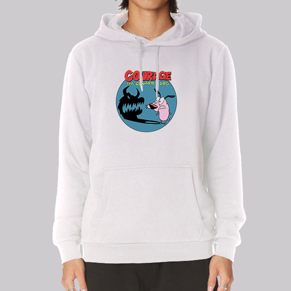 Boo Courage the Cowardly Dog Hoodie Cheap | Made Printed