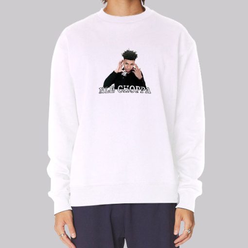 Gang Sign Rapper Nle Choppa Sweatshirt