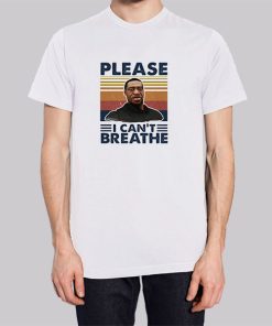 I Can'T Breathe Vintage George Floyd T Shirt