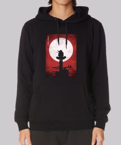 Bloody Sky Itachi Red Moon Hoodie