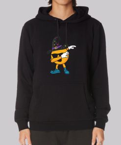 Dabbing Emoji Witch Hat Sunglasses Hoodie