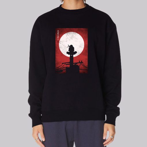 Bloody Sky Itachi Red Moon Sweatshirt