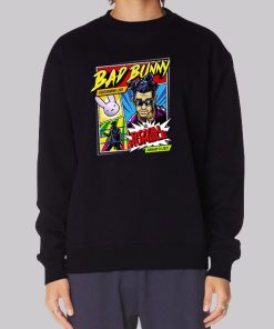 WWE Merch Bad Bunny Royal Rumble Sweatshirt