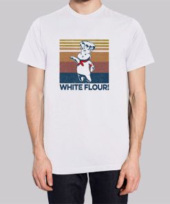 Chef Cat White Flour T Shirt