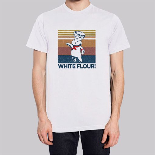 Chef Cat White Flour T Shirt