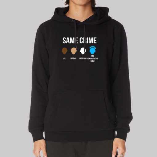 Lebron James Same Crime Hoodie