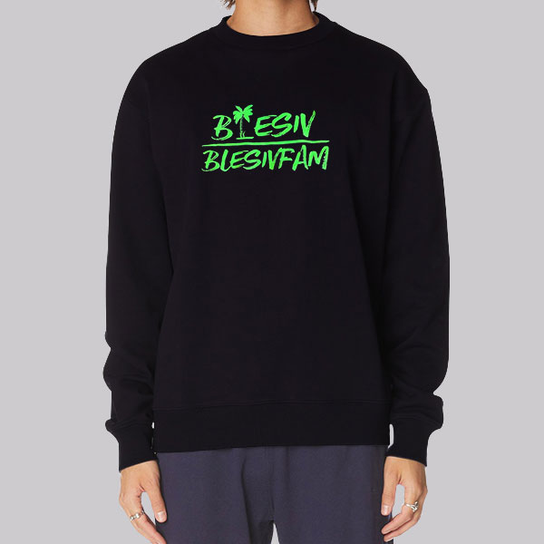 Blesiv merch shop white hoodie