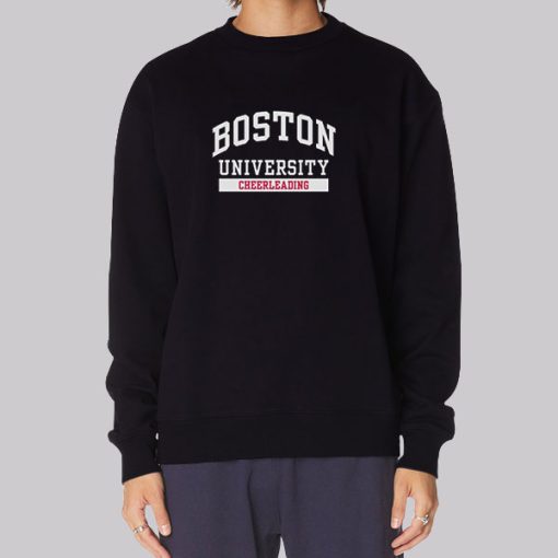 Boston University Merch Cheerleading Sweatshirt