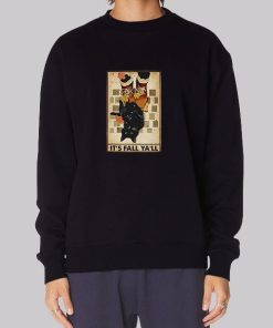 Pumpkins the Halloween Cats Its Fall Yall Sweatshirt