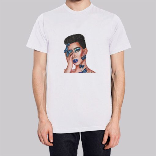 James Charles Butterfly Inspired Shirt