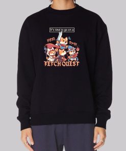 Its Time to Go on Shiba Quest Sweatshirt