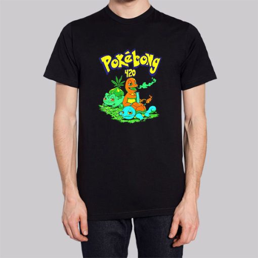 Pokebong 420 Weed Smooking Shirt