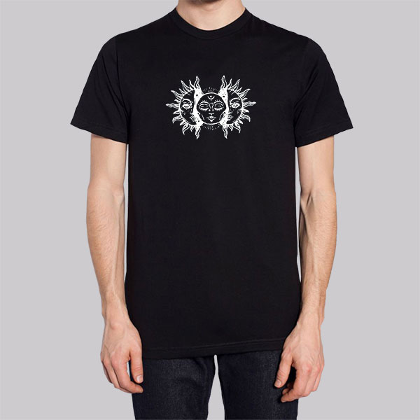 Sun and Moon Solar Eclipse Sweatshirt Cheap | Made Printed