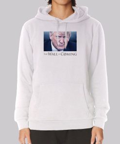 Donald Trump the Wall Is Coming Hoodie