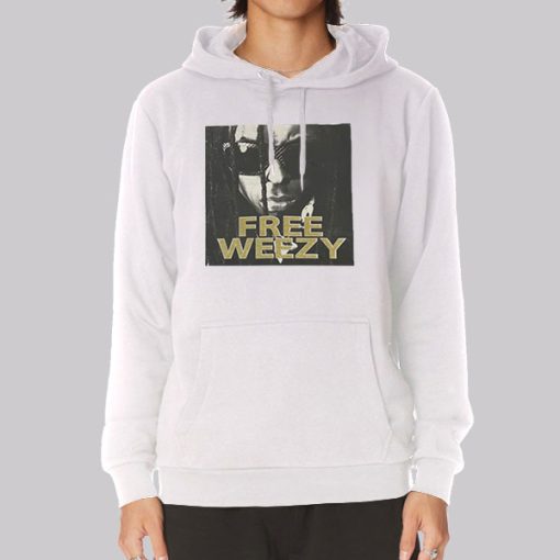 Free Weezy Poster Mugshot Hoodie