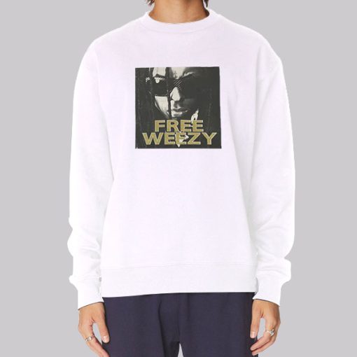 Free Weezy Poster Mugshot Sweatshirt