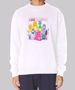 Vintage Colorful Lore Olympus Merch Sweatshirt