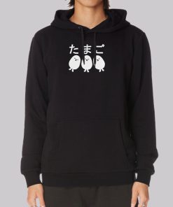 Eggdog Merch Japanese Text Hoodie