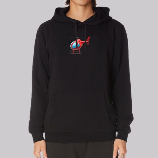 Merch by Tony Lopez Helicopter Hoodie