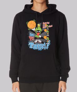 Vintage 90s Basketball Marvin the Martian Hoodie